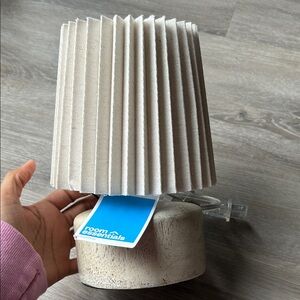 Room Essentials Textured Beige Table Lamp